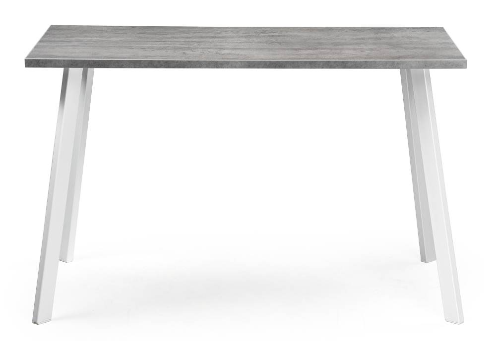 Обеденные столы, Стол деревянный Тринити Лофт 140 25 мм (белый матовый)