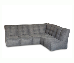 Модульный диван SHAPE (бескаркасный) угловой +3