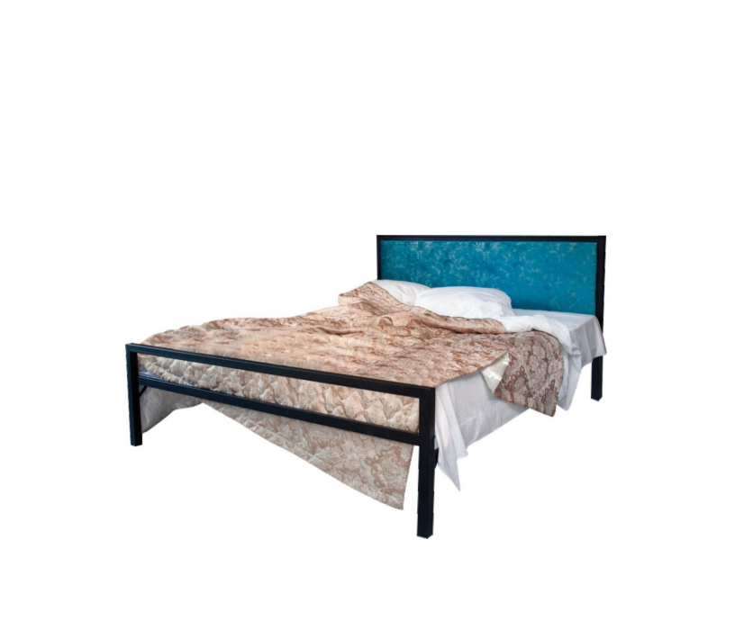 Кровати 90 см, Кровать в стиле лофт Лоренцо 0.9 (Черный)