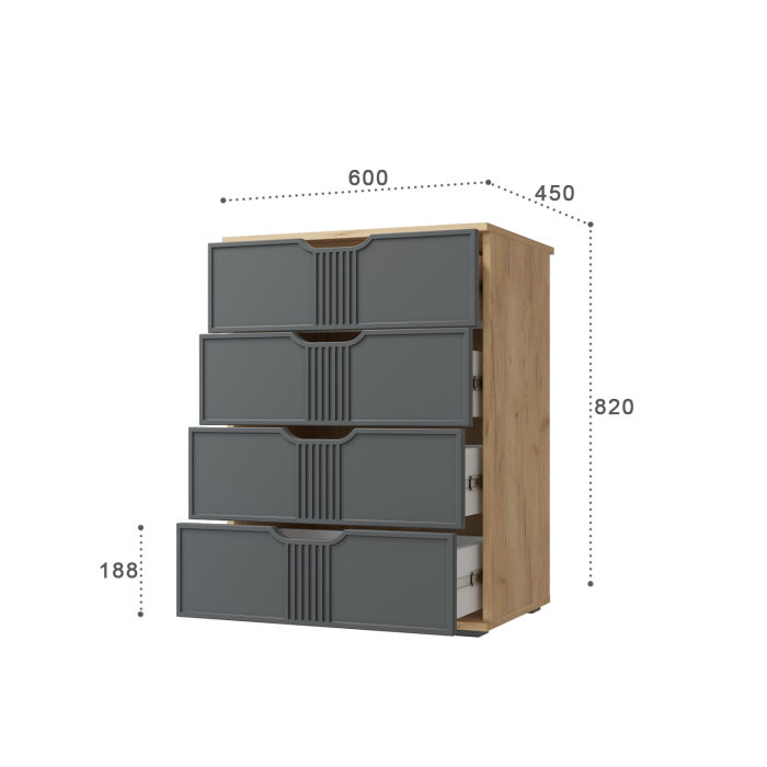 Комоды, Комод Эмилия ЭЛ-19