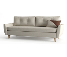 Диваны с ящиком для белья, Диван-кровать Норфолк, независимый пружинный блок, рогожка