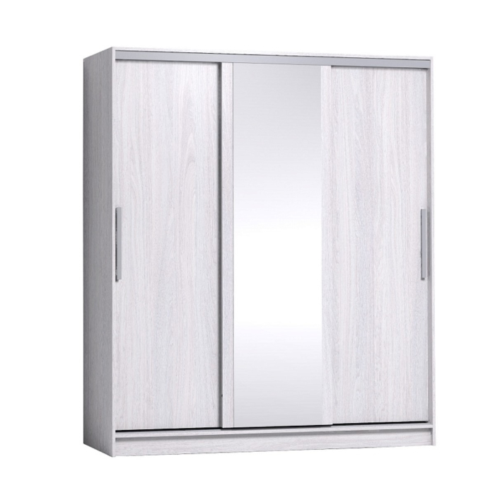 Шкафы-купе 3-х дверные, Шкаф-купе 3-дв  Strike 1800 зеркало/лдсп  (в2105*ш1800*г595)