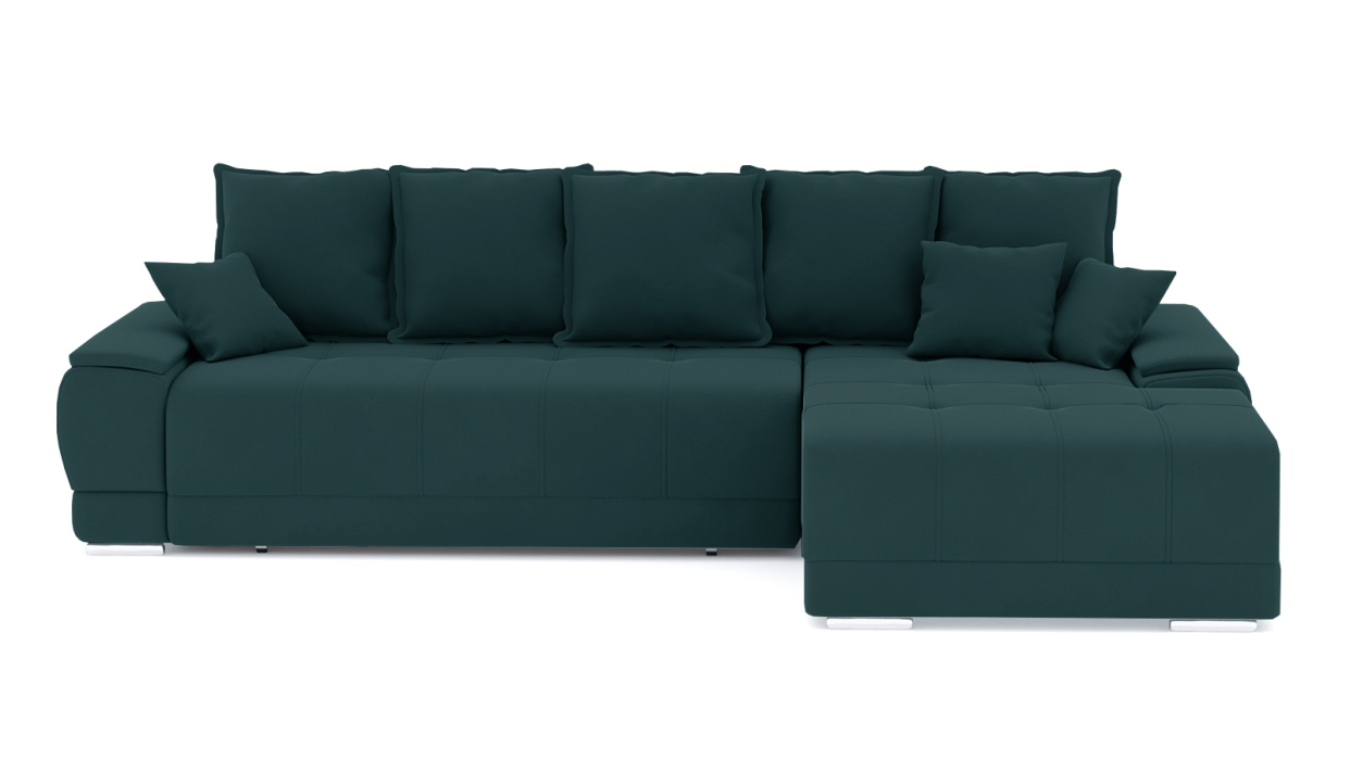 Диваны угловые в гостиную, Диван-кровать угловой Нордвикс ПБ, велюр