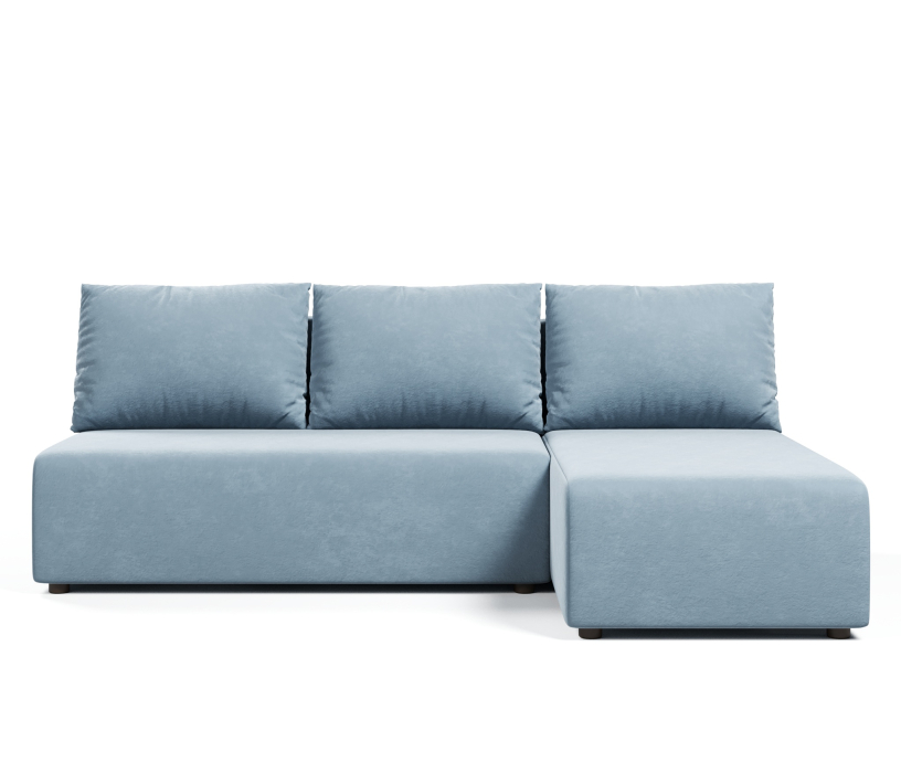 Диваны угловые, Угловой диван-кровать Каир (Комо, Крит), велюр