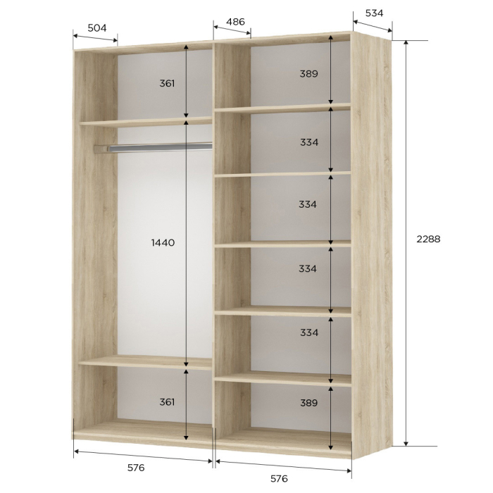 Шкафы-купе 2-х дверные, Шкаф-купе Прайм 2-х дверный Фотопечать Калейдоскоп Стекла/Доводчики 120х57х230