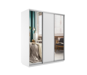 Шкаф-купе Экспресс Медиум (2 зеркала) трио 2200 x 1800 x 600