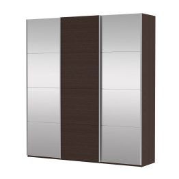 Шкаф Прайм трио 1ДСП+2 зеркало 2300х2100х570