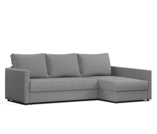 Диван угловой Фрисби дельфин, велюр