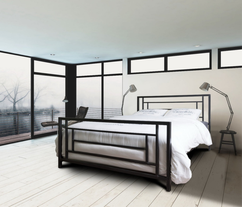 Кровати 160 см, Кровать в стиле лофт Орландо 1.6
