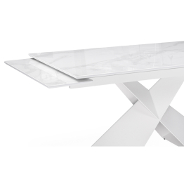 Стеклянный стол Хасселвуд 160(220)х90х77