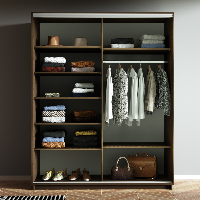 Шкафы-купе 2-х дверные, Шкаф-купе Экспресс 2-х дверный Фотопечать Калейдоскоп Стекла 120х60х220